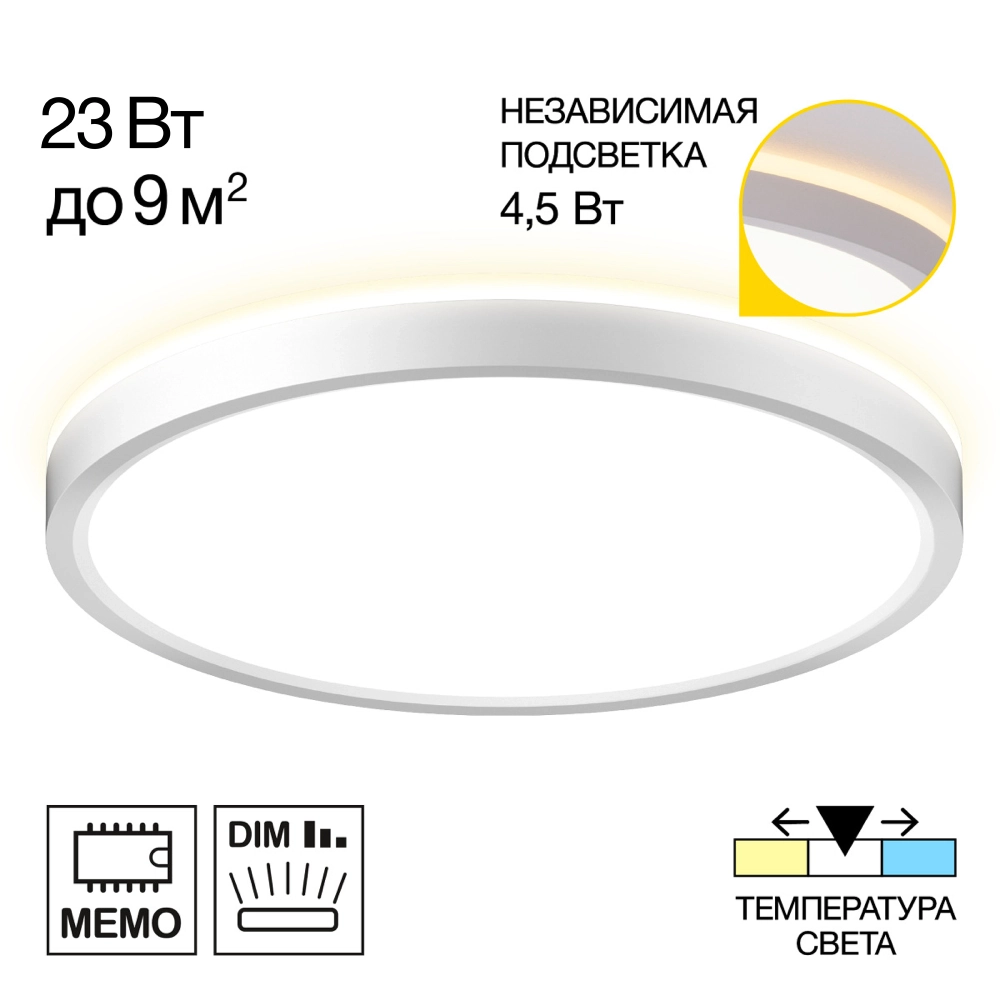 Потолочный светодиодный светильник Citilux Norma CL748240