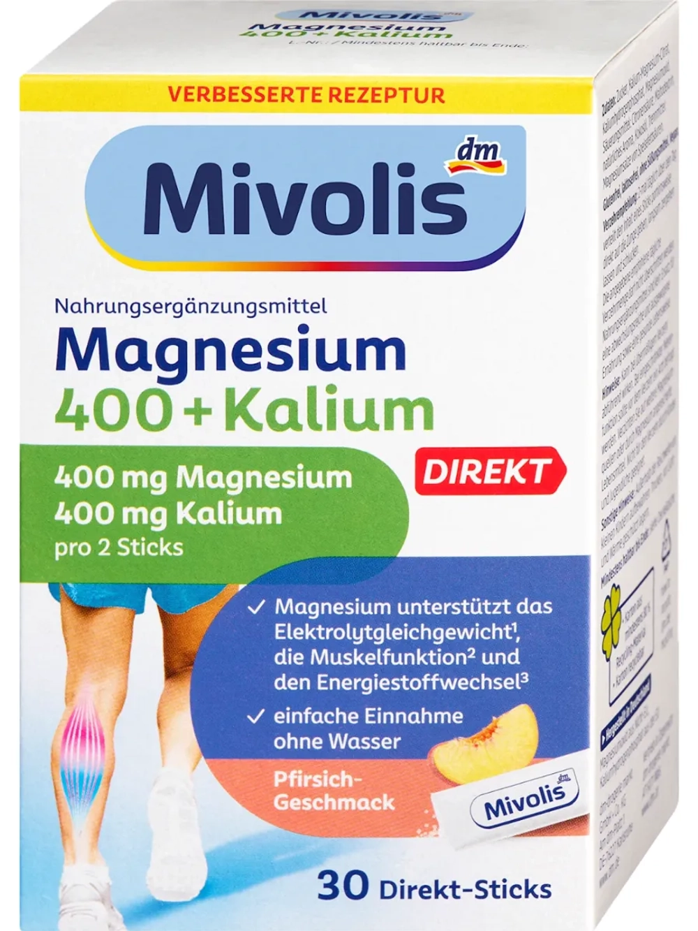 Mivolis Магний 400+ калий (саше) 30 шт., 105 г.