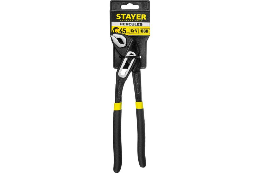 Переставные клещи Stayer HERCULES Professional, Cr-V, высокомощный коробчатый шарнир, 250мм 22375_z01