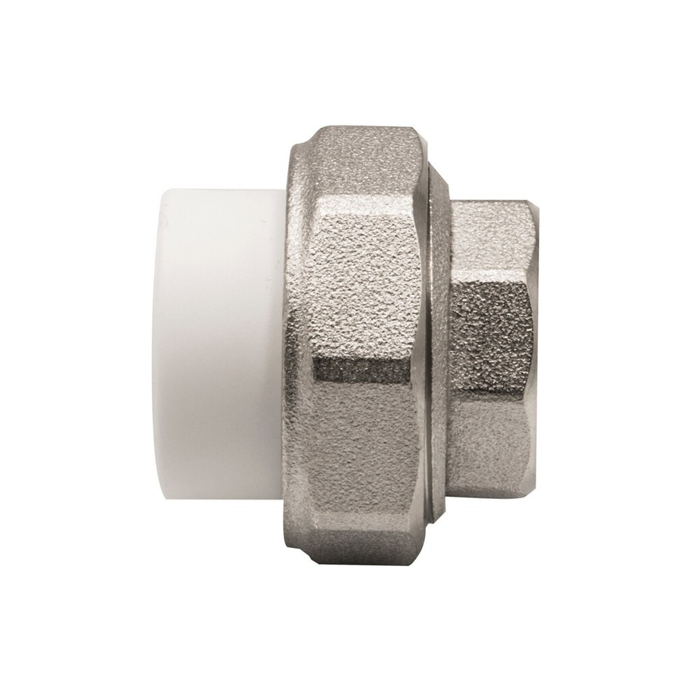 Муфта комб. разъемная, вн 20х1/2" EVER® БЕЛЫЙ (Россия)