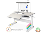 Детский стол Mealux RichWood Multicolor + полка BD P-17 TG (арт. BD-840 TG/MC + BD P-17 TG)
