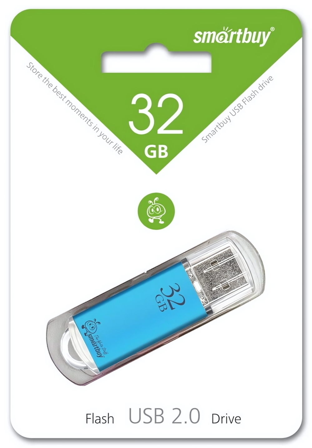Флеш-накопитель 32 Gb Smartbuy V-Cut Blue