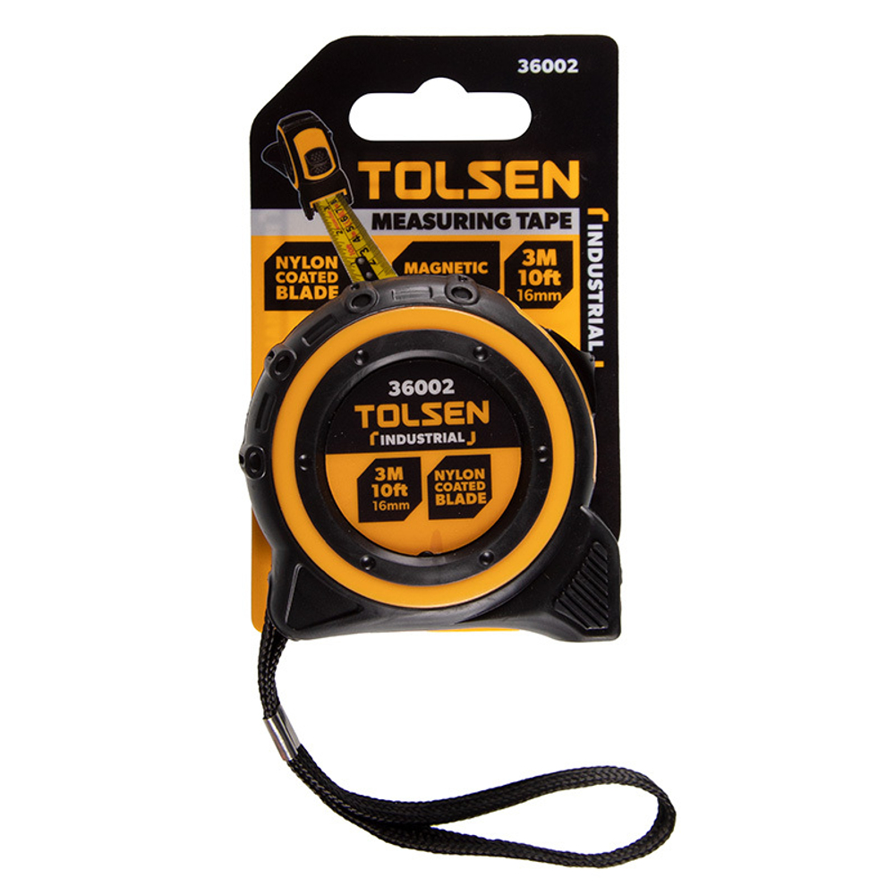 TOLSEN (TT36002) Рулетка измерительная 3 м, магнитный крюк