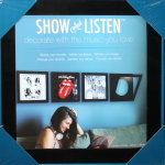 Настенная Рамка Для Виниловых Пластинок, Черная (Show & Listen)