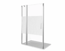 Душевая дверь в нишу Bas Pandora WTW-140-T-CH 140*185 с поддоном 3см