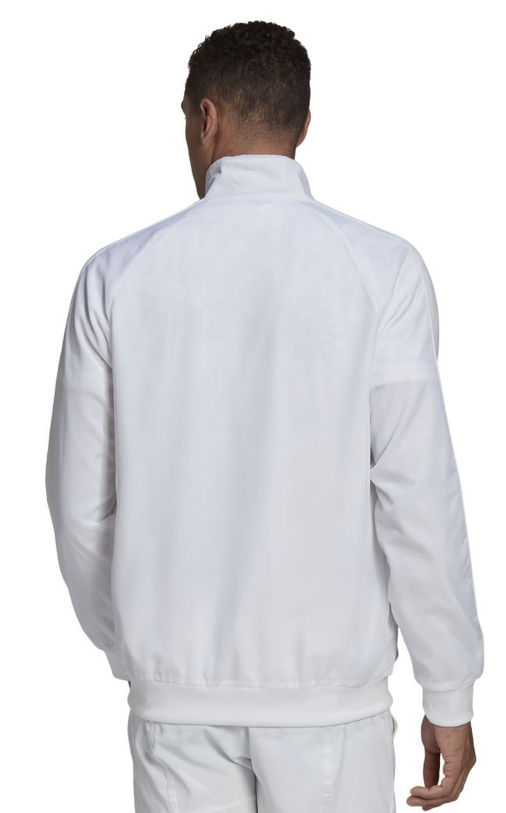 Мужская теннисная кофта Adidas Tennis Uniforia Jacket M - white/reflective silver/dash grey
