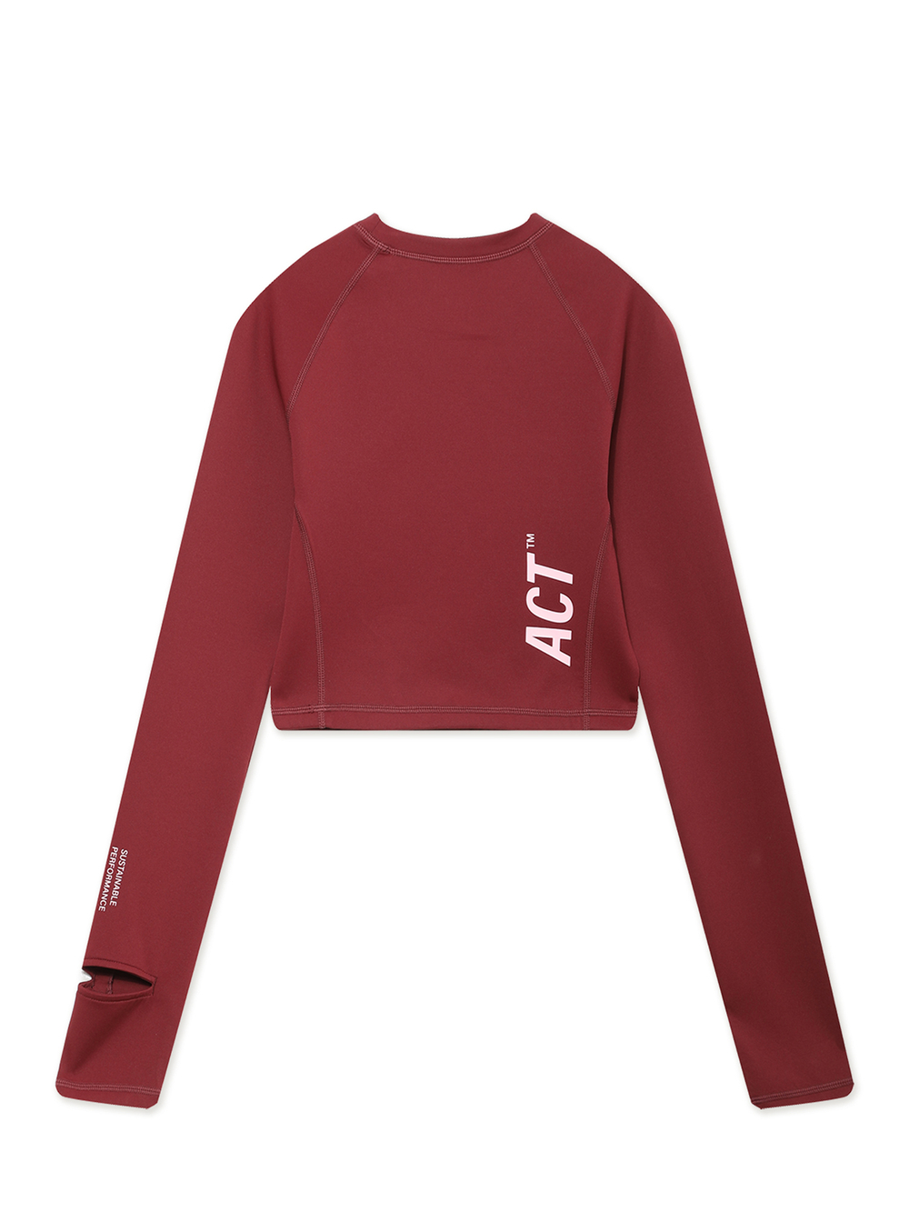 Женский Лонгслив Bioflex - Burgundy