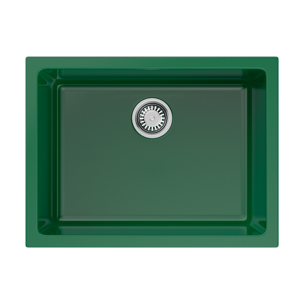 Мойка Omoikiri Okinoshima 61-U/I-RG Glossy Natceramic | Royal green глянцевый
