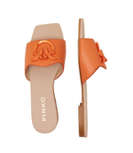 Шлепанцы кожаные marli 01 calf Pinko - оранжевый(SD0063 P001)