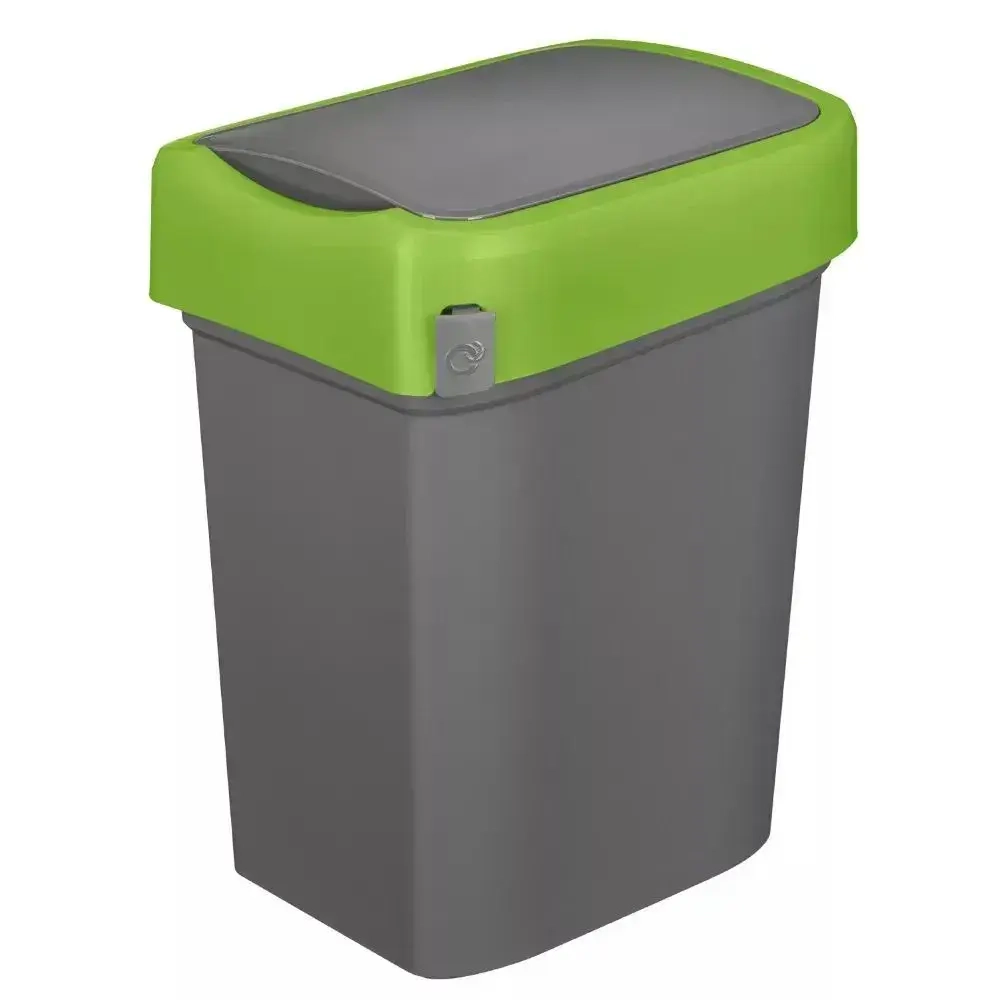 Контейнер для мусора smart bin 50л (зеленый) (комплект 3 шт)