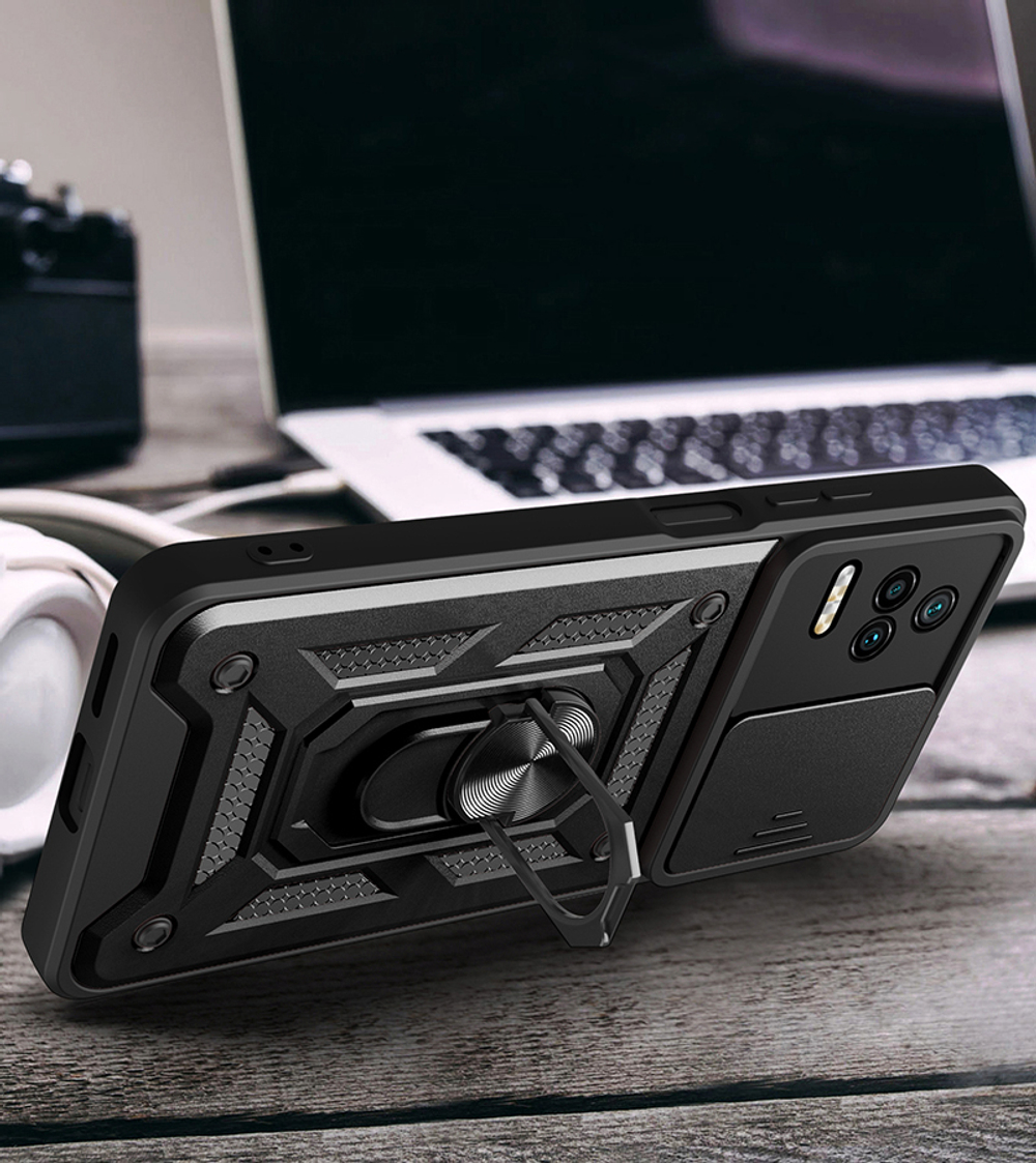 Чехол с кольцом Bumper Case для Xiaomi Poco F4