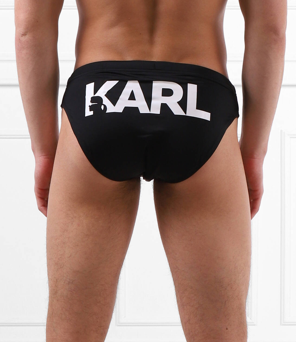 Плавки karl logo speedo Karl Lagerfeld - черный(230M2205)