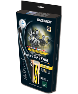 Набор для настольного тенниса Top Team 500, 1 ракетка, 4 мяча, чехол