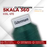 Нитки некрученые Gutermann Skala 360 (5000 метров), 1 кат. | 472 т.бутылочный