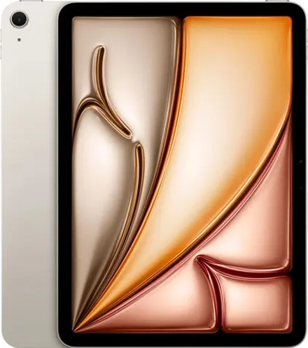 Планшет Apple iPad Air 2025 A3266 M3 4.05 8C RAM8Gb ROM128Gb 11" IPS 2360x1640 iOS сияющая звезда 12Mpix 12Mpix BT WiFi 10hr