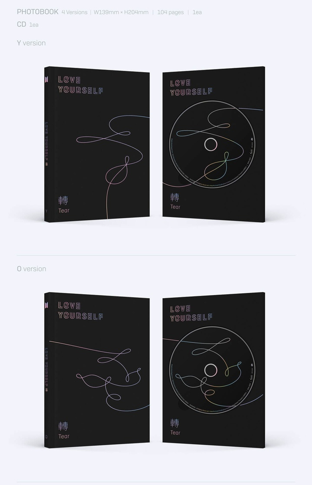 Альбом BTS - LOVE YOURSELF 轉 Tear