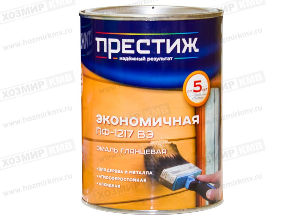 (ПРЕСТИЖ) ПФ-1217 ВЭ Эмаль серая 1,9 кг