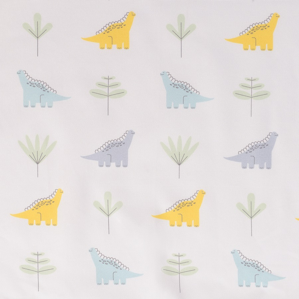 Простыня из сатина с принтом dinosauria world из коллекции tiny world, 160х270 см
