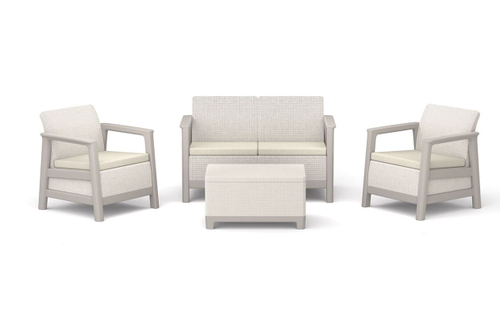 Комплект мебели Сканди (Scandi Linea 2 Seater Set) светло-бежевый