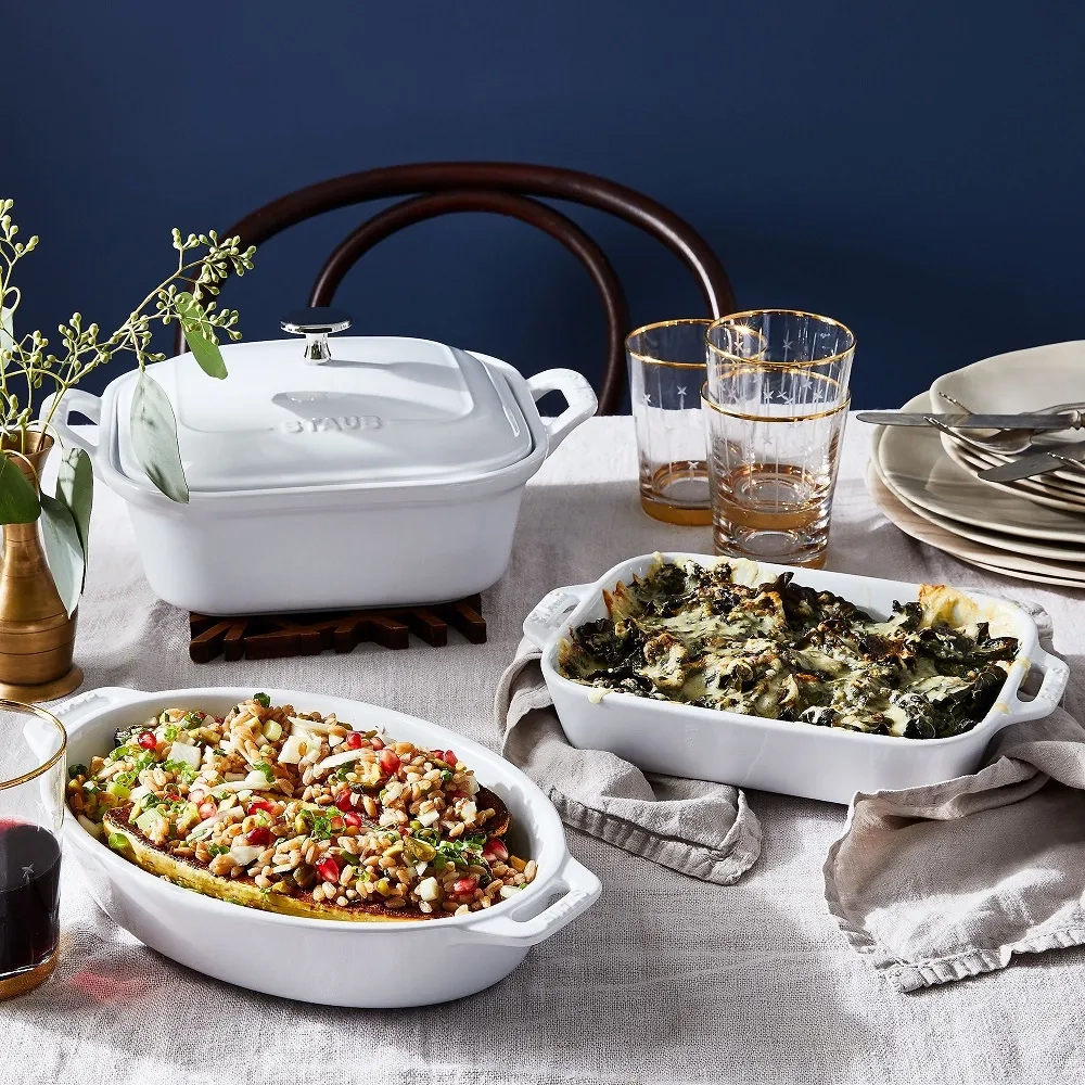 STAUB Набор из 3 керамических тарелок Cooking antique graphite EAN 3272340050107