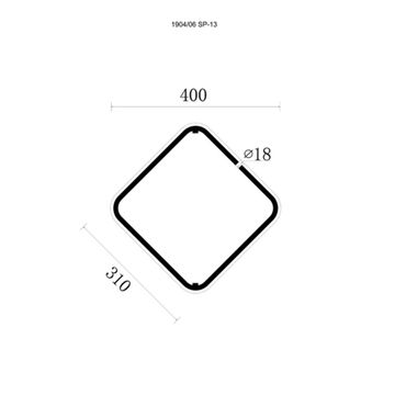 Модульный светильник LED 13W 3000К 1904/06 SP-13 чёрный Formica Divinare