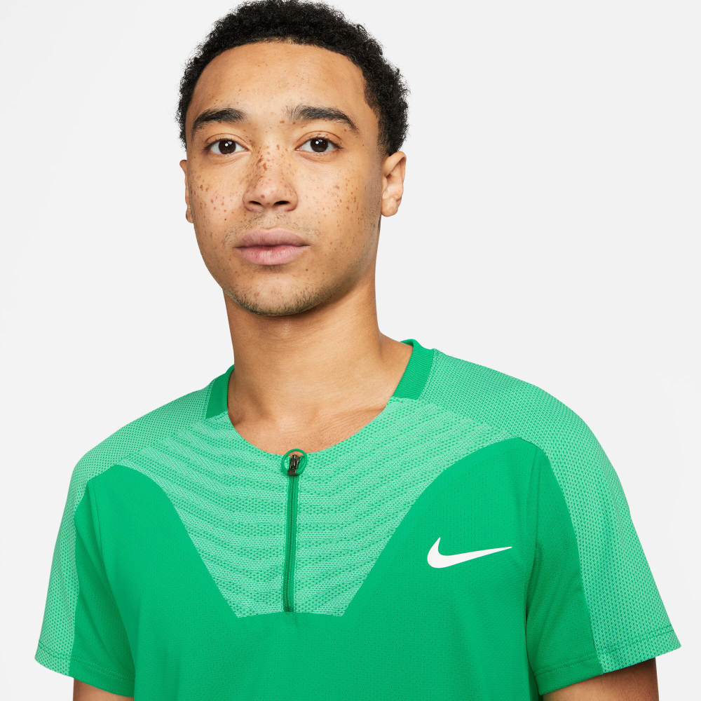Мужское теннисное поло Nike Dri-Fit Advantage Court Slim UL RG Polo Men - Green, Mint