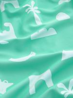 Комбинезон купальный солнцезащитный и кепка в комплекте для мальчика Next E22-297, Зеленый