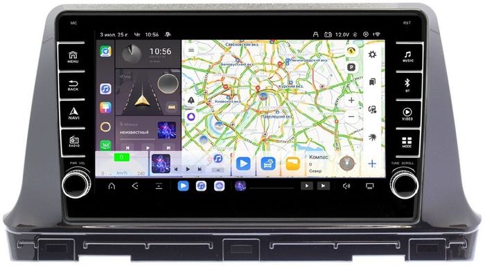 Магнитола для KIA Seltos 2020-2023 - Kuberg OL-1792 (кнопки и крутилки) Android 13, Быстрая, CarPlay, 4G SIM-слот