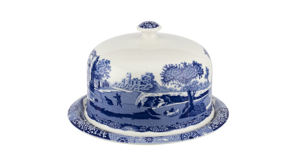 Блюдо сервировочное с крышкой 29см Spode Голубая Италия