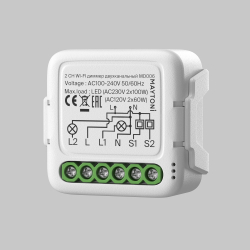 Wi-Fi диммер двухканальный 200Вт Maytoni Диммеры MD006