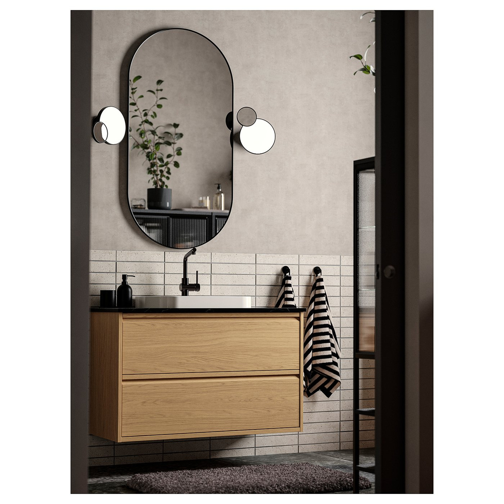 IKEA SKOGHALL  (ИКЕА СКОГХАЛЛ)  -  Крючок самоклеящийся - чёрный