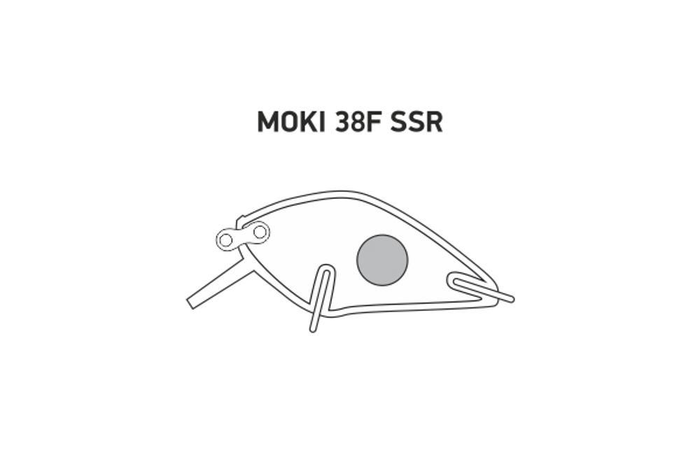 Воблер для рыбалки LureMax MOKI 38F SSR-012 4,5 г., плавающий