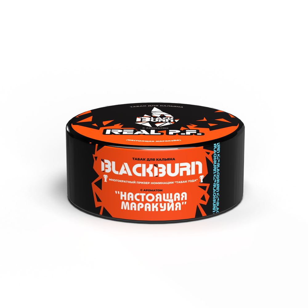 М. Табак для кальяна BlackBurn Риал П. Ф. (Маракуя), 25 гр.