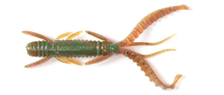 Виброхвосты съедобные LJ Pro Series HOGY SHRIMP 3.0in (7,6 см), цв. 085, 10 шт.