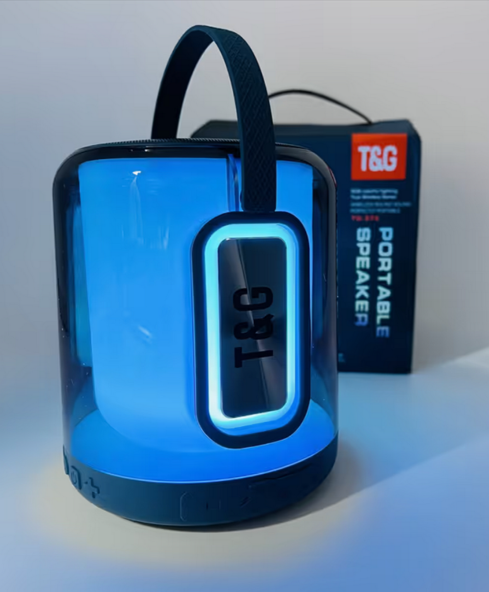 Беспроводная колонка TG-376 (8W/TF/FM) LED Flashing