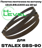 Полотно ленточное по металлу 13x0,65х1300 мм 18 tpi для STALEX SBS-90