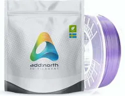 Фотография — Пластик для 3D-принтера AddNorth E-PLA Glitz Purple