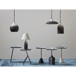 Светильник подвесной sustainable collection, D44х19 см, черный/белый