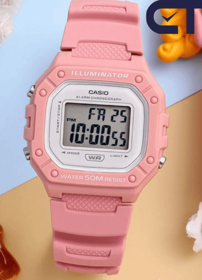 Casio W-218HC-4A — унисекс наручные часы