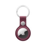 Тканевый брелок с заводным кольцом Apple FineWoven Key Ring для AirTag, Mulberry (Красная шелковица)