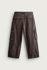 БРЮКИ CARGO RELAXED FIT СО ШВАМИ — ZARA