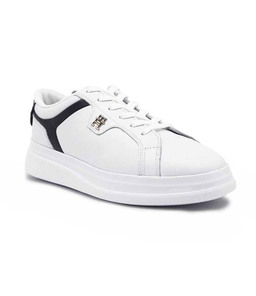 Кожаные кроссовки pointy court Tommy Hilfiger - белый(FW0FW07460)