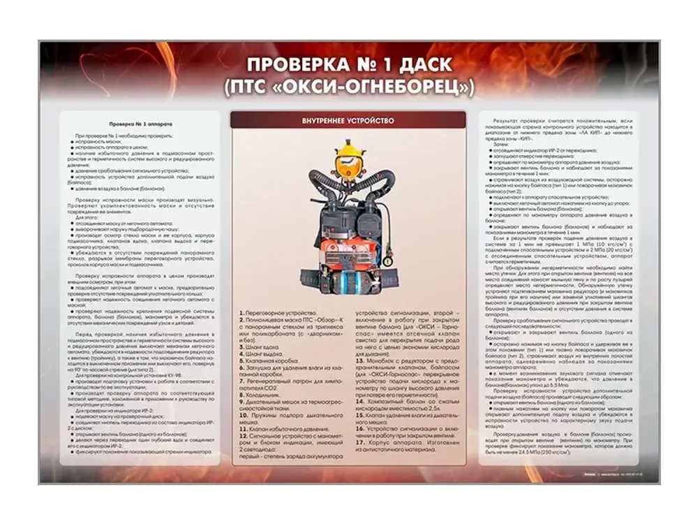 Стенд "Проверка № 1 ДАСК" (ПТС "ОКСИ-огнеборец") Стенд "Проверка № 1 ДАСК" (ПТС "ОКСИ-огнеборец")