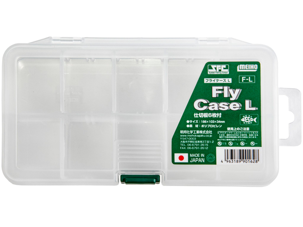 Коробка рыболовная Meiho SFC FLY CASE L 186x103x34