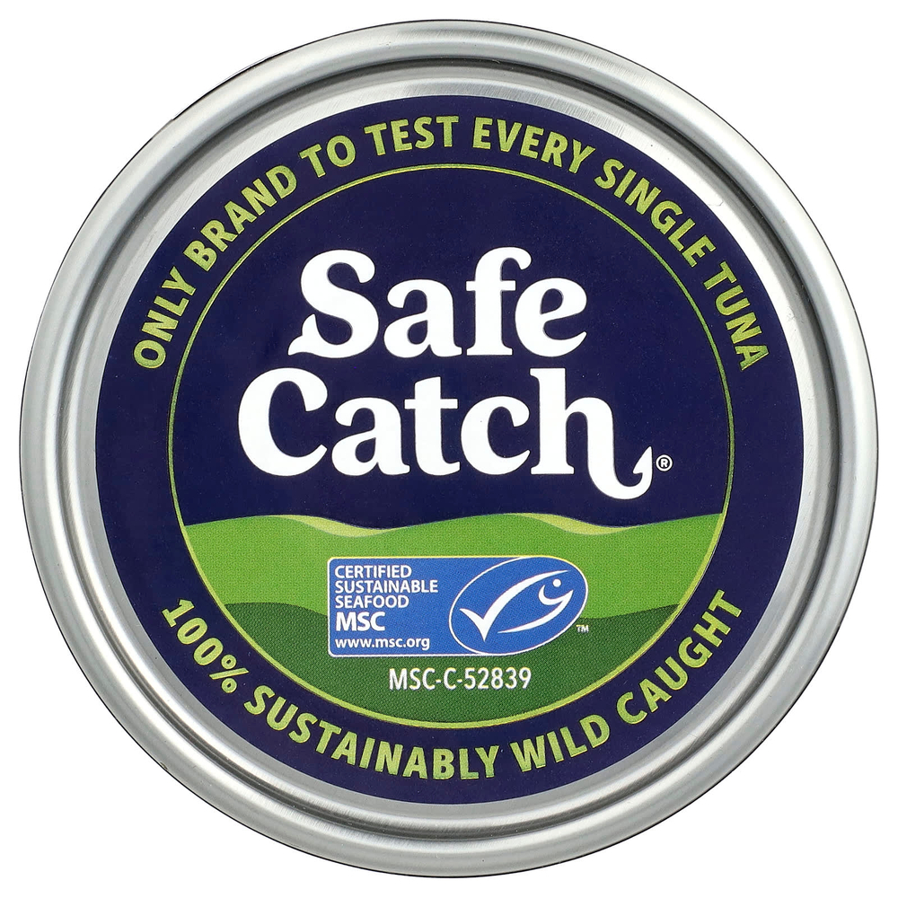 Safe Catch, дикий желтоперый тунец в масле авокадо, 142 г (5 унций)