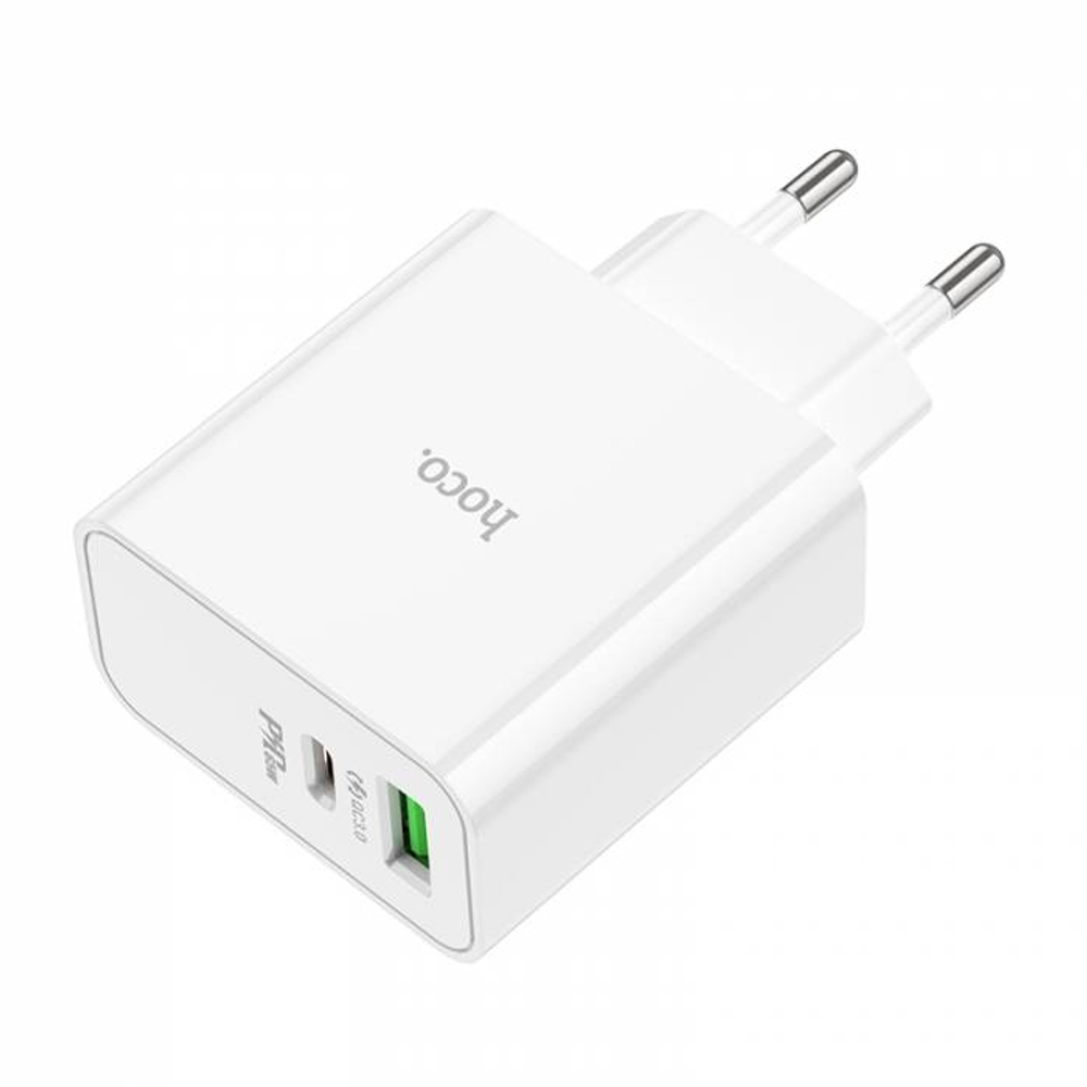 Зарядное устройство Hoco C113A PD65W + QC3.0 (white)