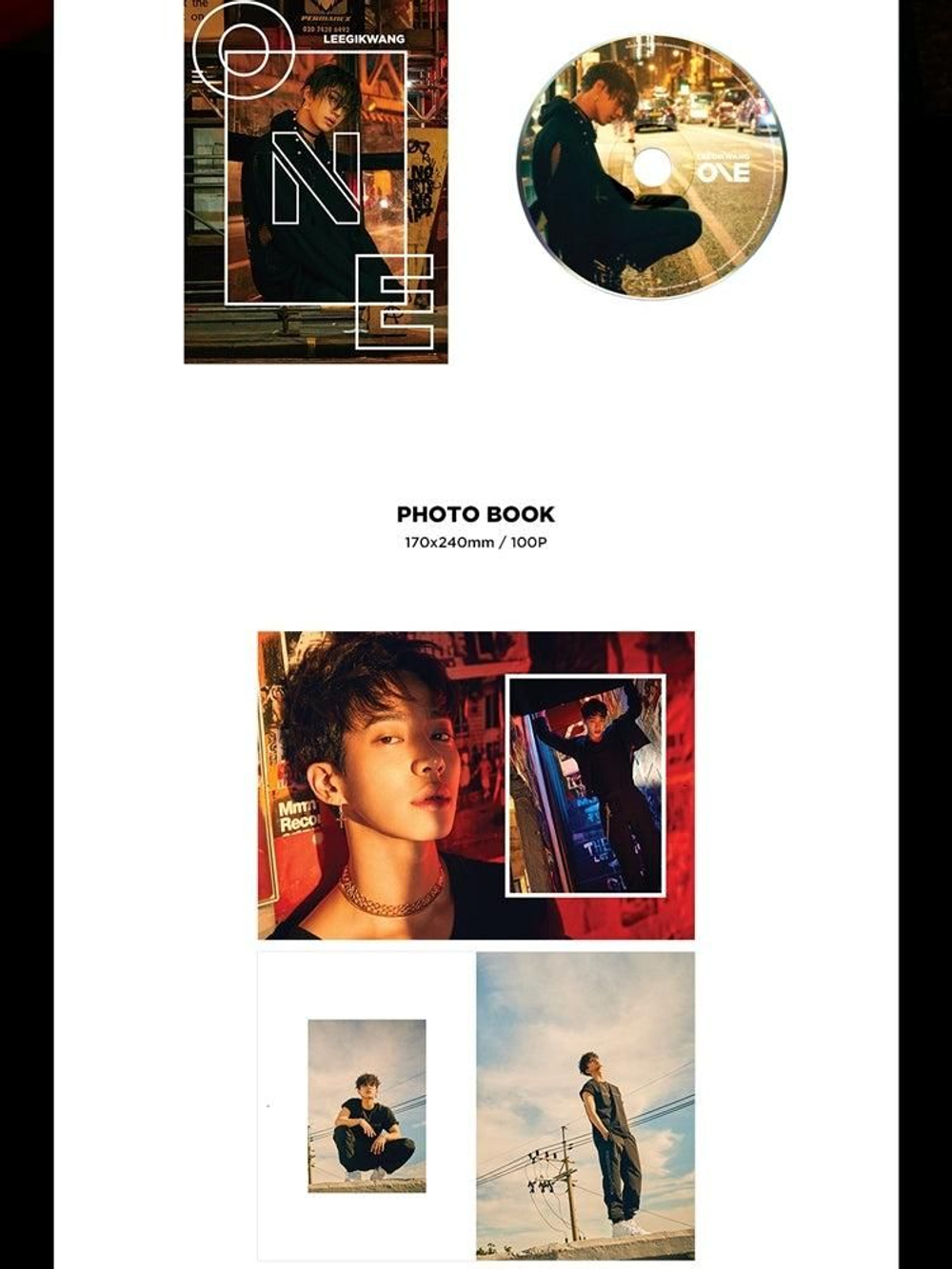 Альбом LEE GI KWANG - ONE 1st Mini Album