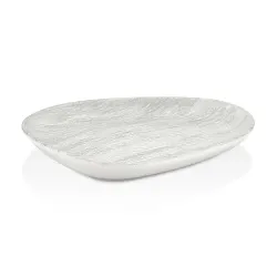 Тарелка 26*22,5 см h2,7 см овальная Ombra Island Gray By Bone Innovation [6]