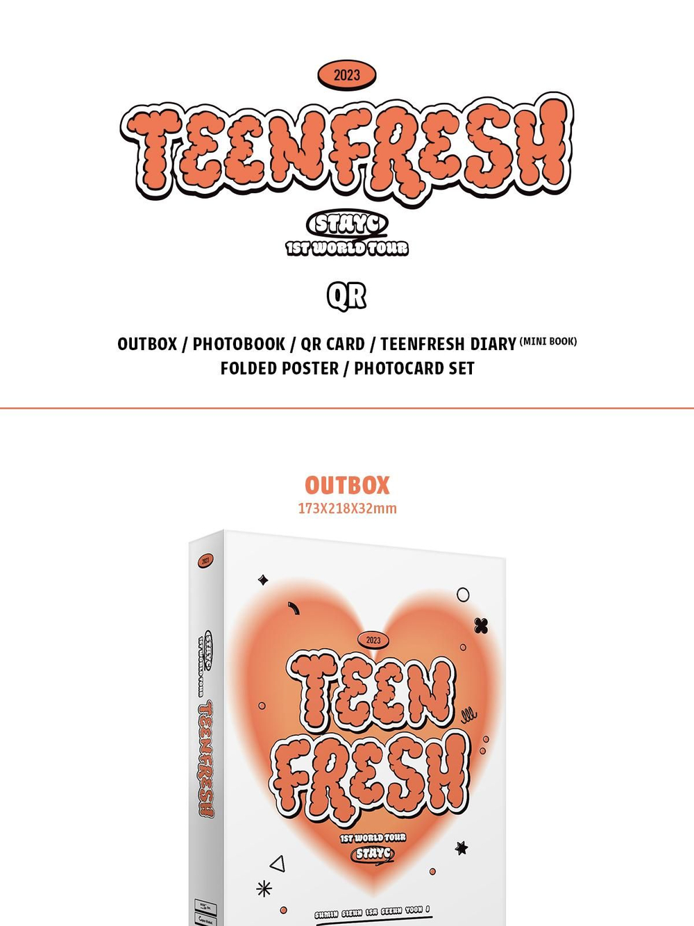 Альбом STAYC - TEENFRESH 1st World Tour QR