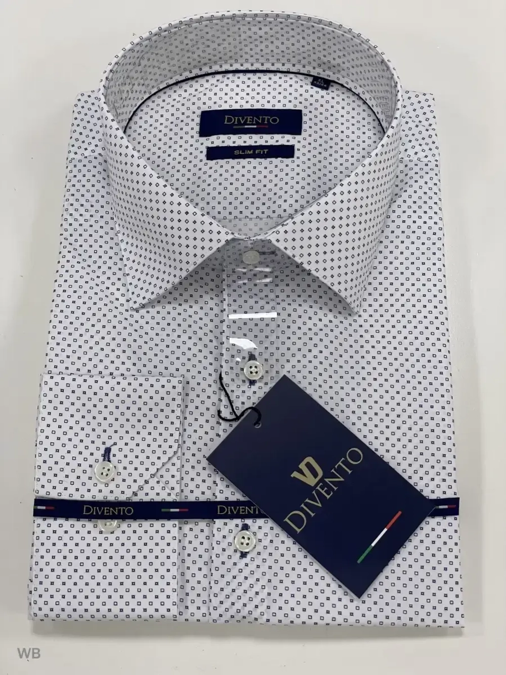Рубашка на высокий рост LONG SLIM FIT с длинным рукавом